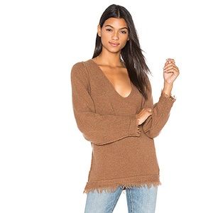 Free People Irresistible V Sweater XS Terracotta